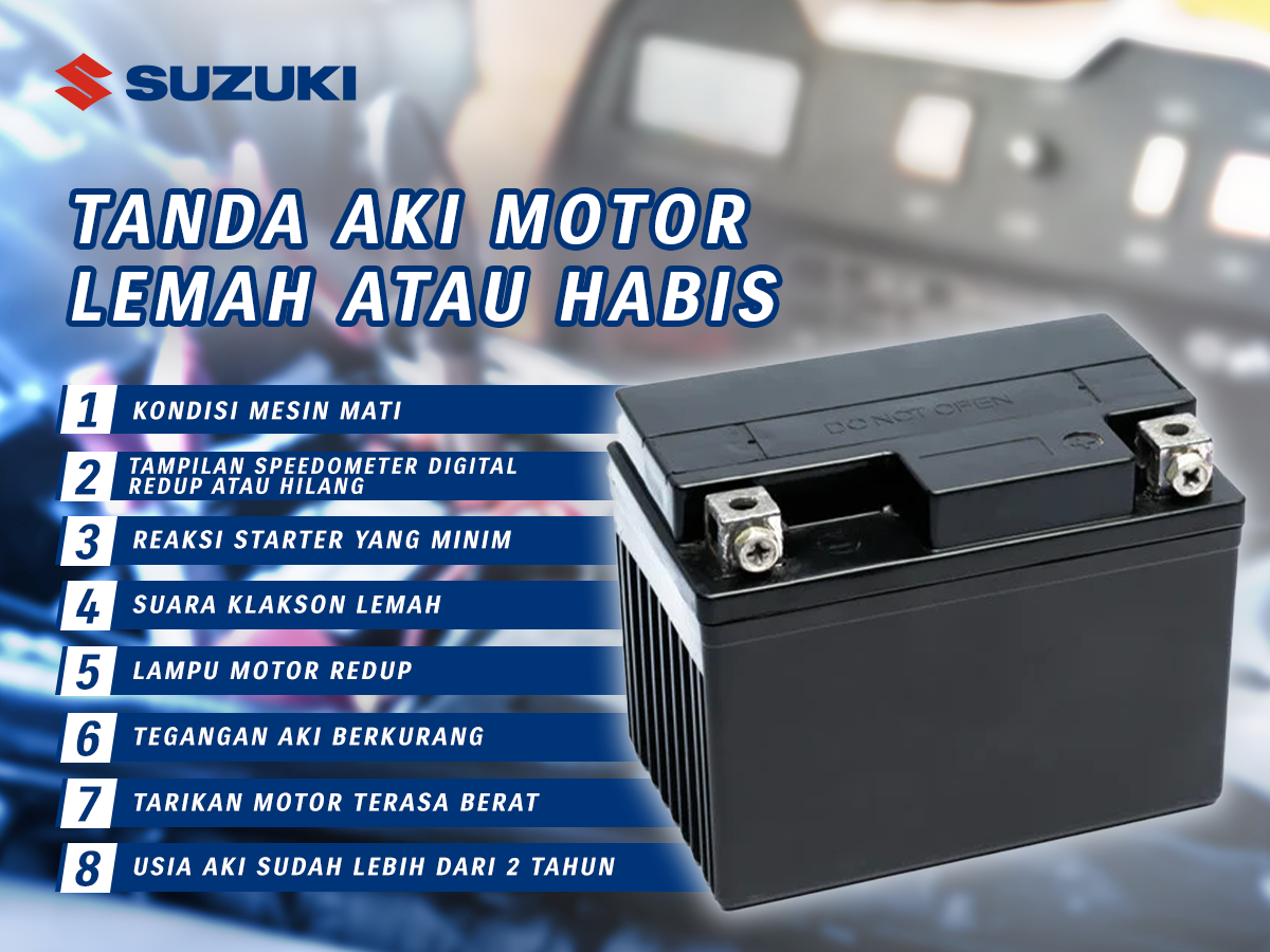 Apa Saja Tanda-Tanda Aki Mobil Soak